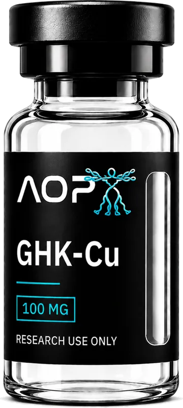 GHK-Cu research peptide vial