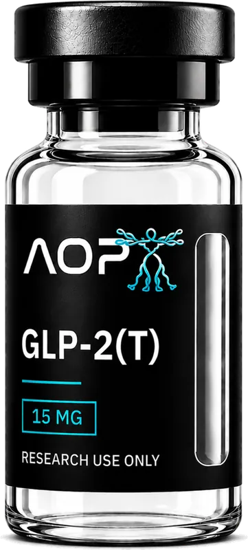 GLP-2 (T) research peptide vial