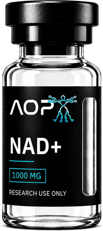 NAD+ research peptide vial