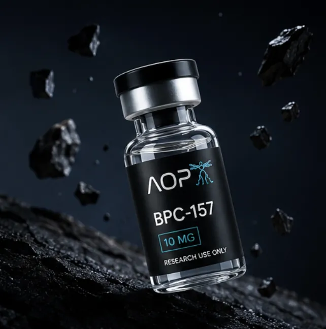 AOP research vial process photography