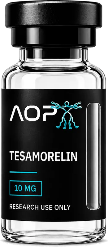TESAMORELIN research peptide vial